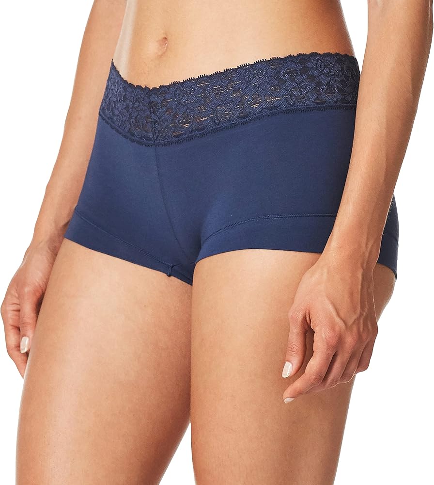 Maidenform womens Dream Cotton With Lace Boyshort