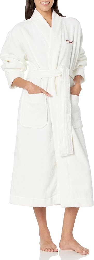 HUGO Womens Knee Length Terry Robe