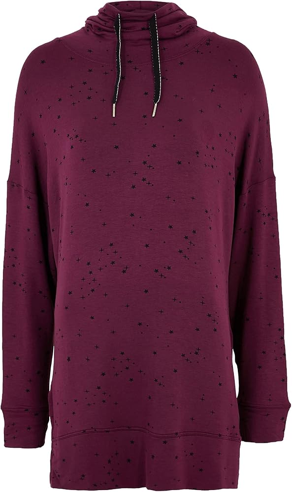 Marks & Spencer Women's Loungewear Flexifit Star Funnel Long Sleeve Sweat Top