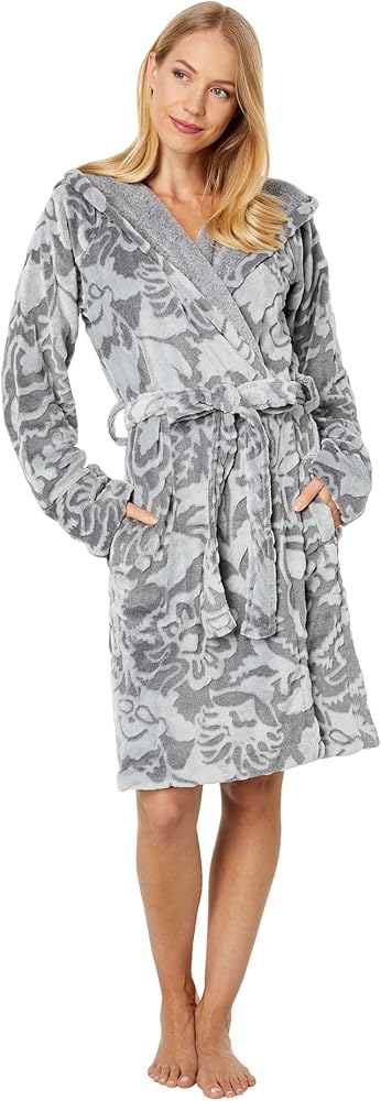 Vera Bradley Women's Plush Fleece Robe (Extended Size Range)