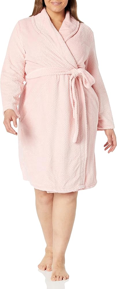 Avenue Womens Robe Pink