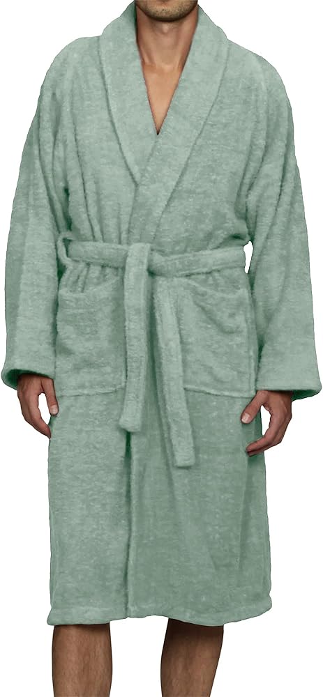 SUPERIOR Cotton Unisex Terry Robe, Soft And Absorbent Robes For Men And Women, Bathroom Accessories