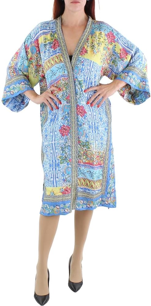 Johnny Was Women's Printed Reversible Kimono