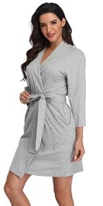 Short Cotton Robes