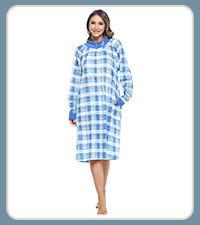 zip up robes for women