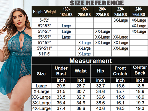 plus size lingerie for women