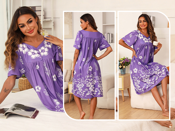 mumu nightgowns for women