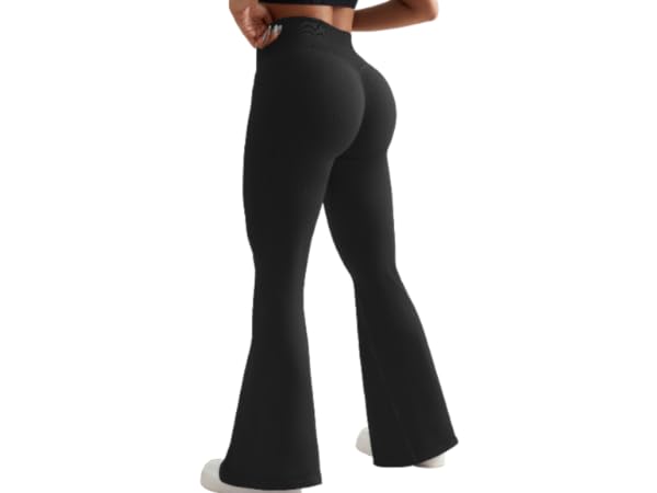 scrunch butt flare leggings