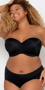 Smooth Strapless Sensation Bra in Black