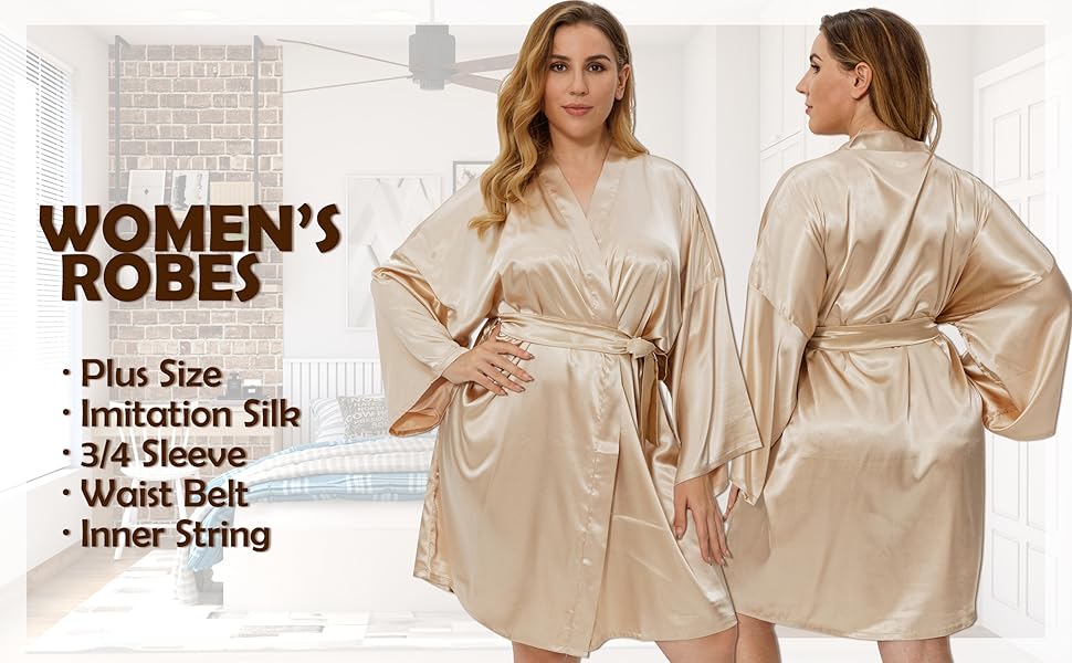 plus size robe