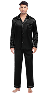 Men''s Silk Satin Pajama Set