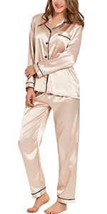 Women Silk Satin Pajama Set