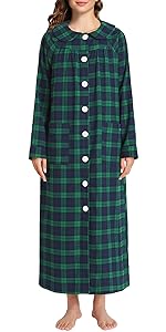 flannel nightgown for women