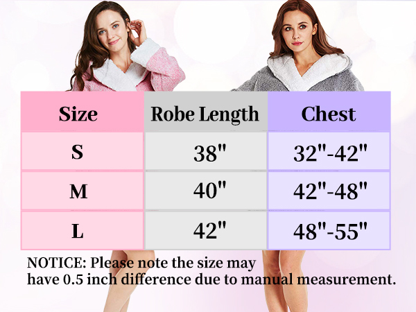 short plush robe for female