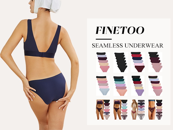 FINETOO 6 Pack seamless underwear