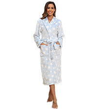 Womens Plush Soft Robe