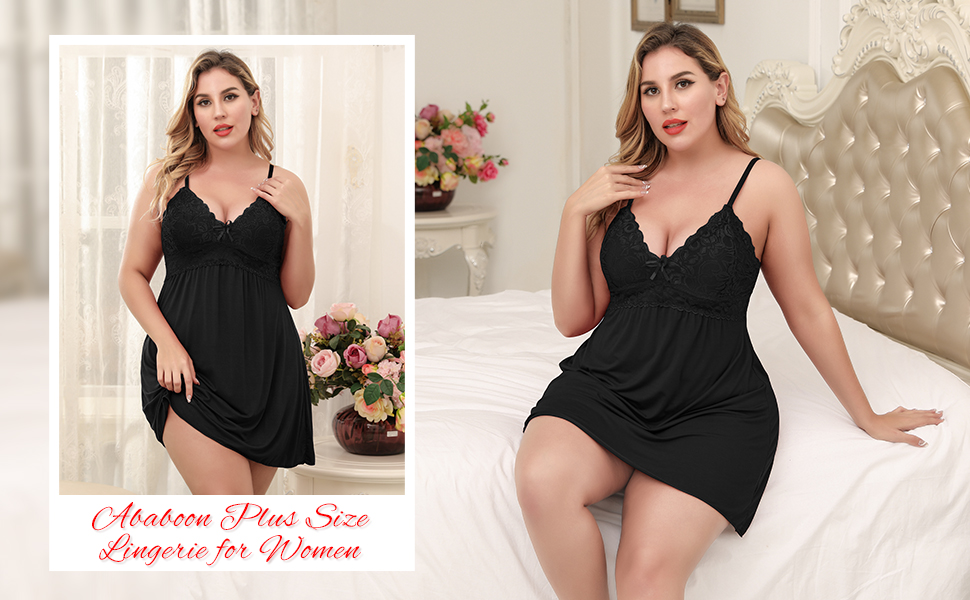 Plus size lingerie for women