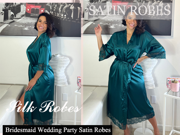 satin robe