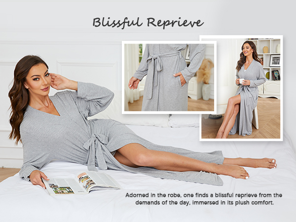 women Blissful Reprieve robe