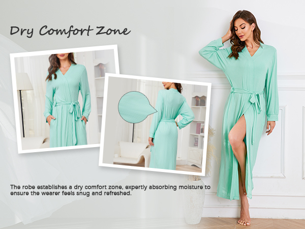 Women Dry Comfort Zone robe