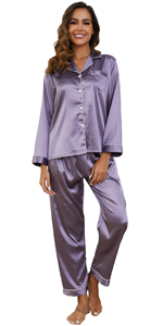 button up pajamas for women