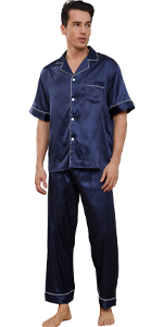 silk pajamas for men