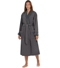 Plush Lined Microfiber Bath Robe