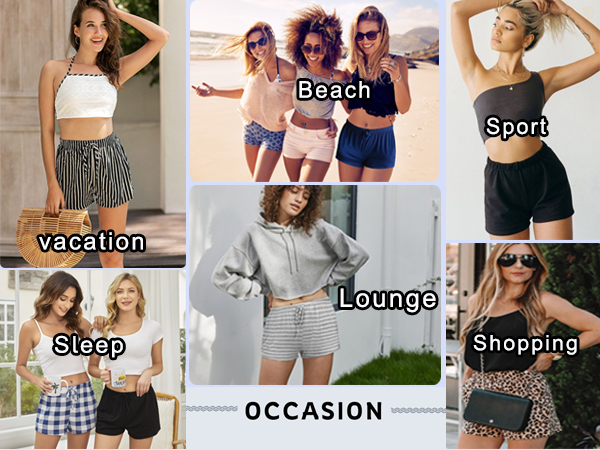 womens lounge shorts