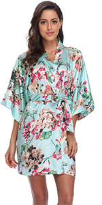 floral robe for wedding