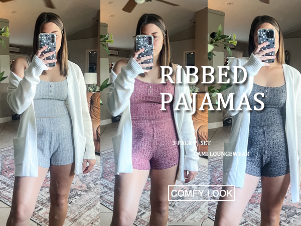 ribbed pajamas