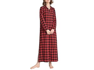  Women''s Long Flannel Nightgown Long Sleeve Full Length