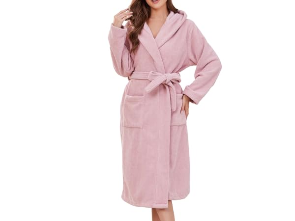 Womens Hooded Robe