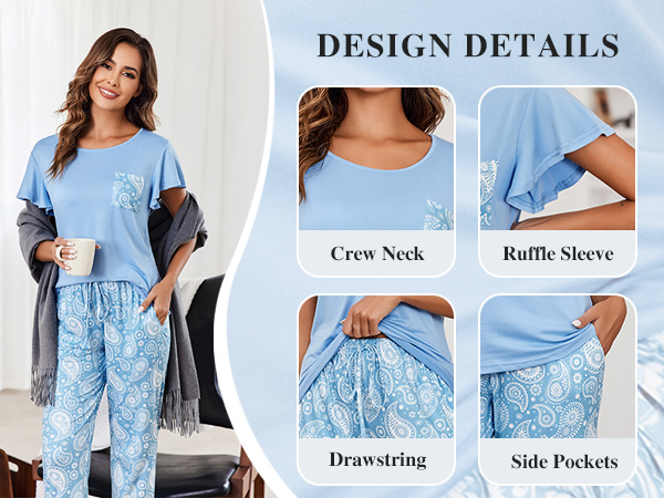 womens pj sets pants and top