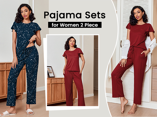 pajama sets for women 2 piece