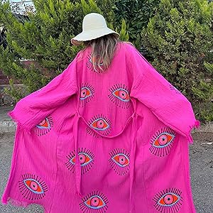 Evil Eye Boho Kimono