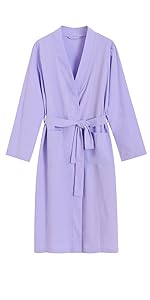 womens cotton bathrobe