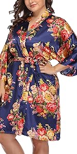 plus size robes