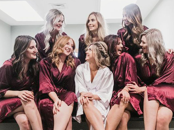 Bride Bridesmaid Robes for Wedding Party