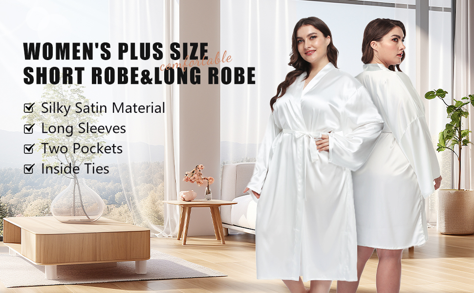 Women''s Plus Size Long Robes