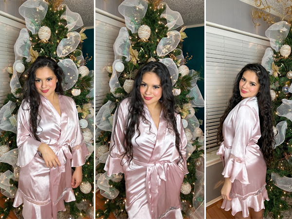 bridesmaid ruffle robes