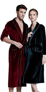 Velvet Unisex robe