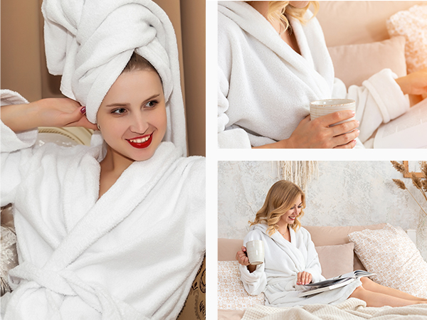 long towel bath robe