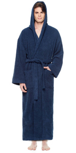 Mens Hooded CLASSIC Bathrobe