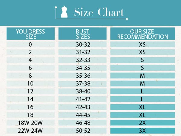 regular women''s size chart