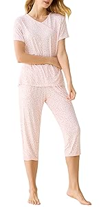 viscose pajama set for women