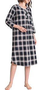 womens cotton flannel nightgowns