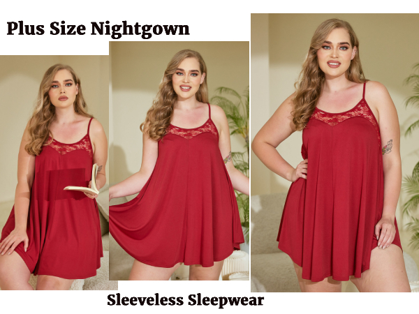 women plus size nightgown