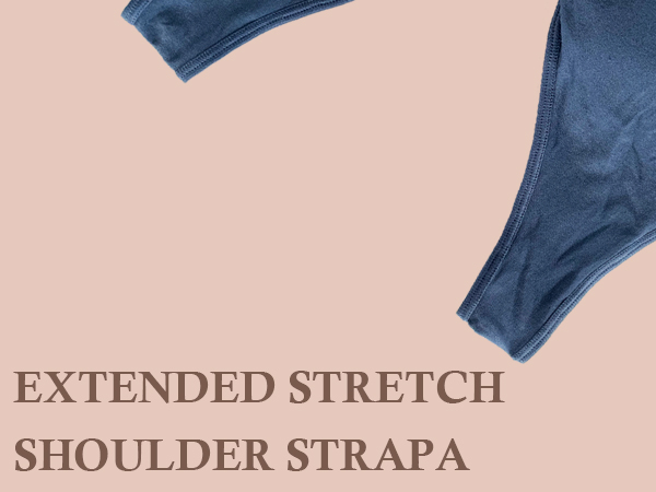 KINYAOYAO extended stretch shoulder strapa bras