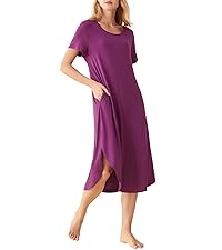 Short Sleeves Long Nightgown