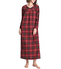 Women&amp;amp;amp;amp;amp;amp;#39;s Plaid Flannel Nightgown